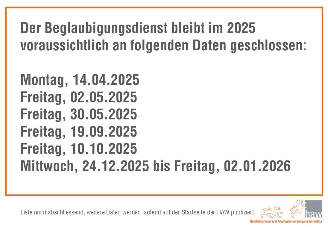 04_2025 Schliessungen 2025 inkl. Weihnachten