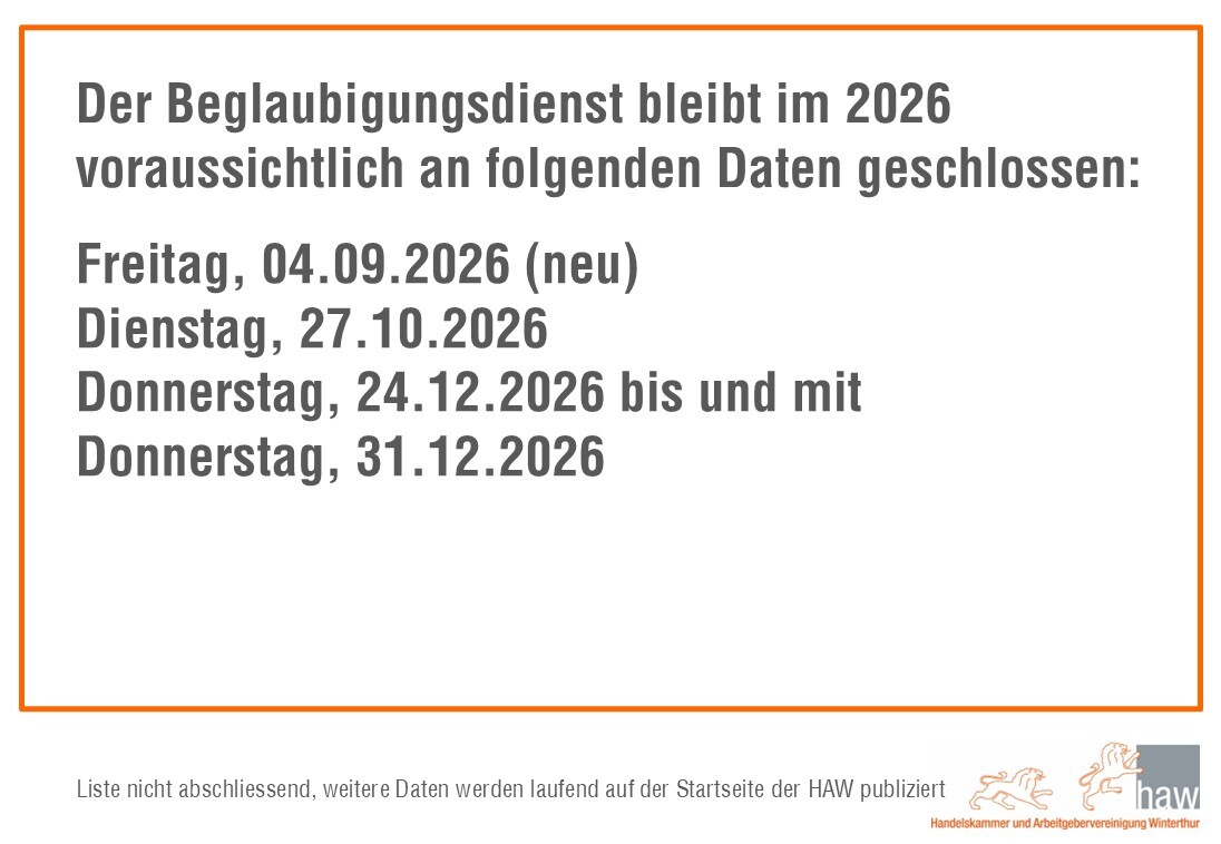 08_2026 Schliessungen 2026 inkl. Weihnachten