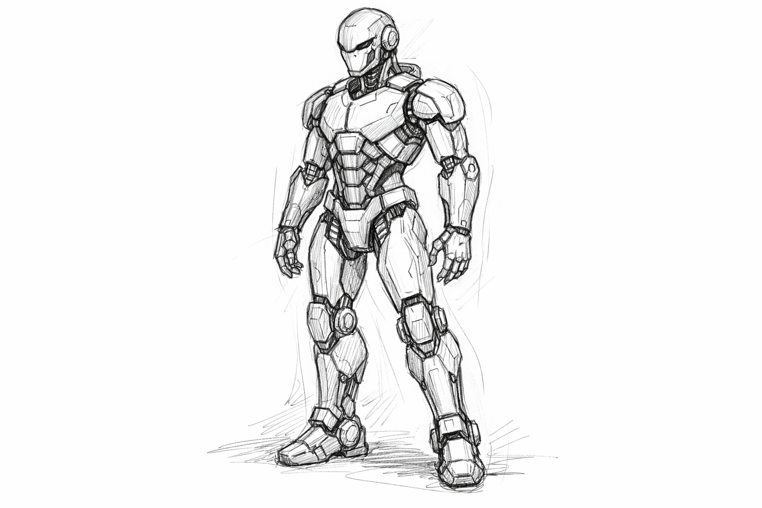 Humanoid Robot Sketch