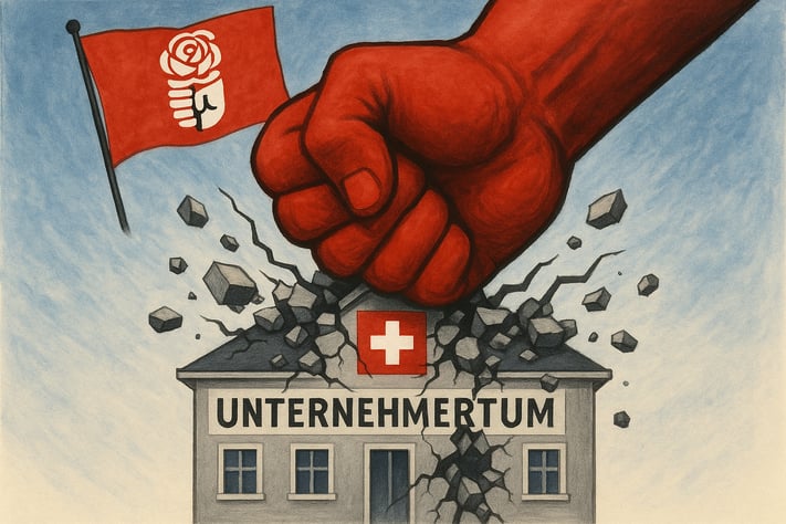 JusoInitiative zerstrt Schweizer Unternehmertum Ohne text-3