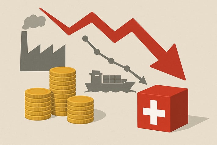 Schweizer Exportwirtschaft unter Druck  Wirtschaftswachstum khlt sich weiter abOhne text-2