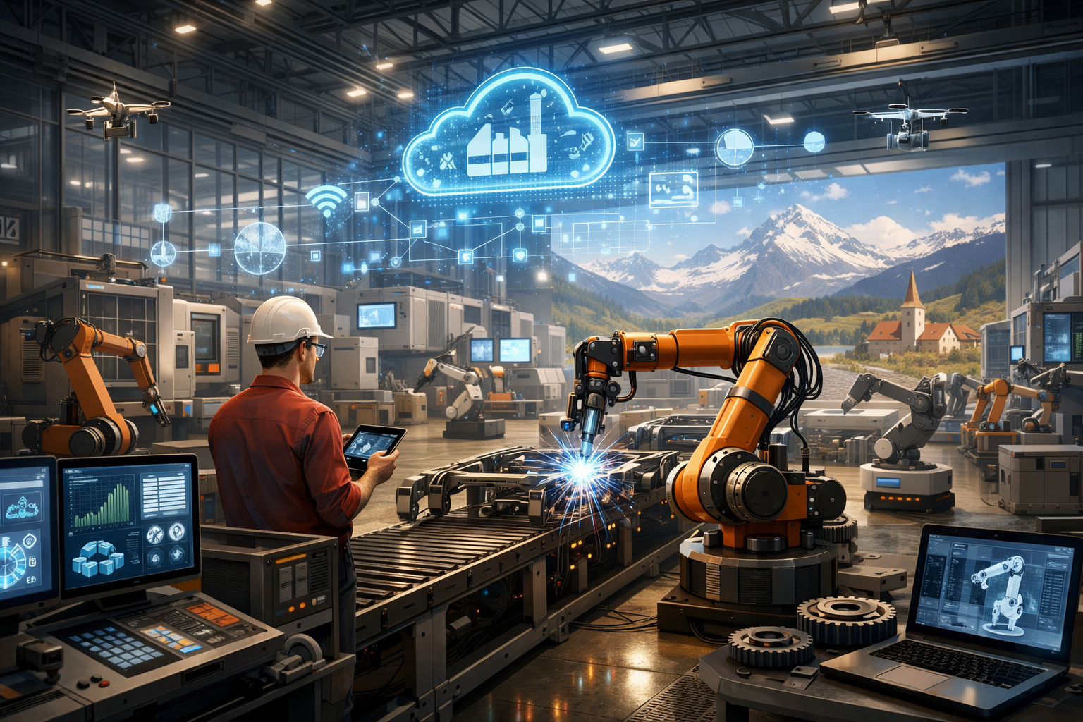 Smart Factory  verpasst die Schweizer Industrie grad die DigitalisierungOhne text