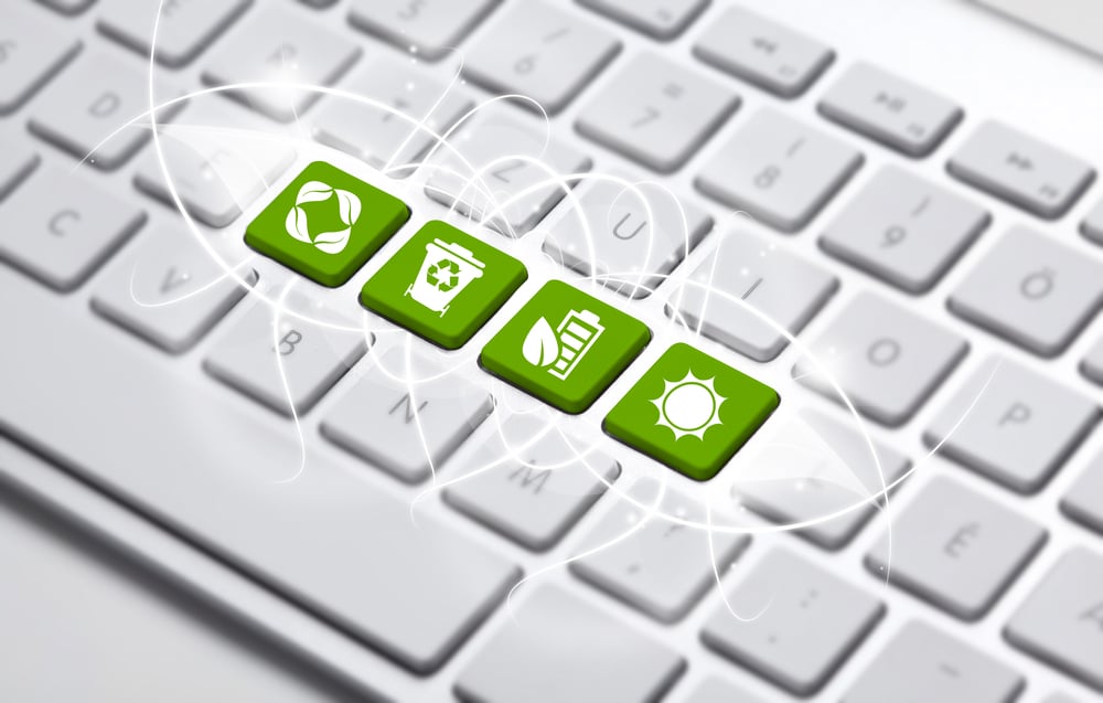 ECO keyboard, Green recycling concept-1