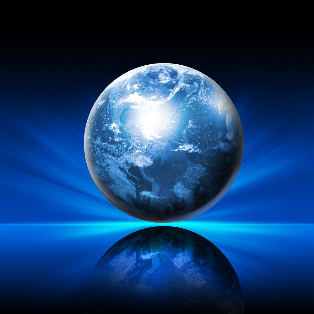 Our own Earth. Symbol of environmental protection