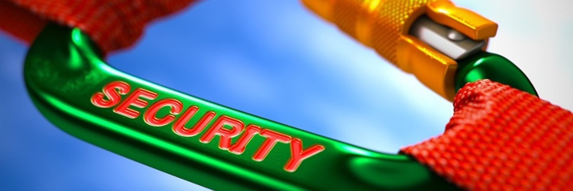 Green Carabine with Red Ropes on Sky Background, Symbolizing the Security. Selective Focus. 3d Render._1920 642.jpeg